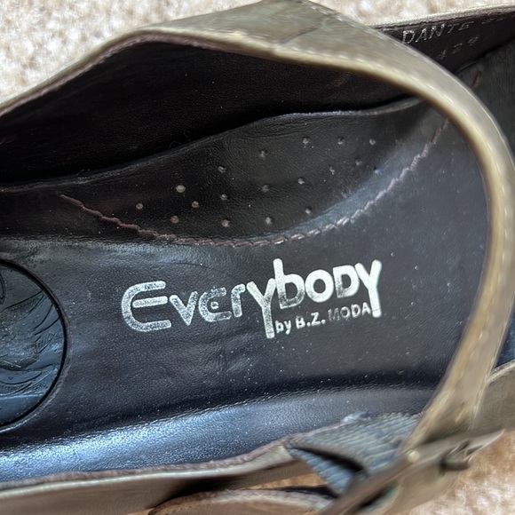 EVERYBODY By BZ MODA Green Leather Dante 36.5 - Picture 10 of 10